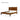 Mid-Century Solid Wood Bed Frame Durable Solid Pinewood Bed