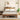 Boho Rustic Queen Bed Frame with LED Lights and Storage Headboard